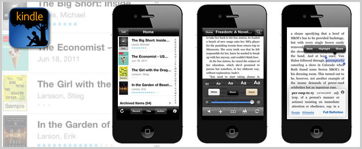 Amazon Kindle iPhone App