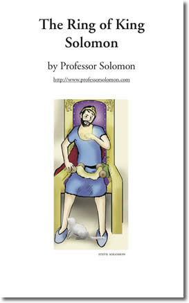 The Ring Of King Solomon by Professor Solomon