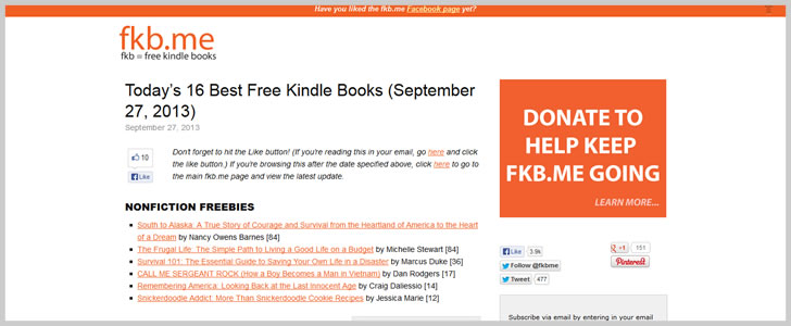 Free Kindle Books