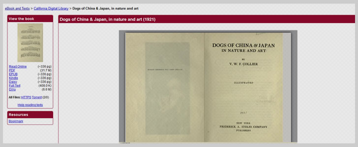 Dogs of China & Japan, in Nature and Art (1921)
