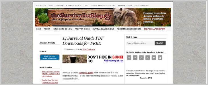 14 Free Survival Guide Ebooks