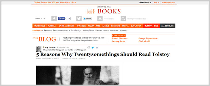 5 Reasons Why Twentysomethings Should Read Tolstoy