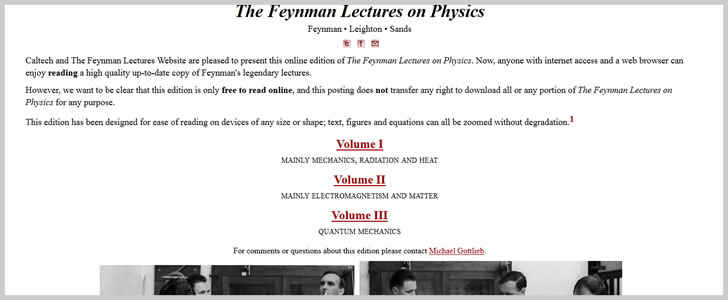 All 3 Volumes of The Feynman Lectures on Physics