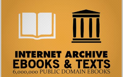 6,000,000 Public Domain eBooks by The Internet Archive and Open Library