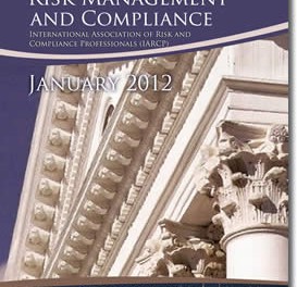 Understanding Risk Management And Compliance – January 2012