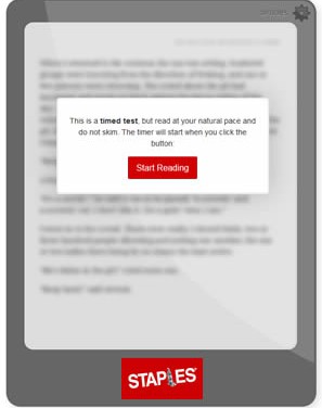 What Speed Do You Read? – Staples.com