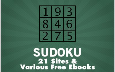 Sudoku: 21 Sites & Various Free Ebooks