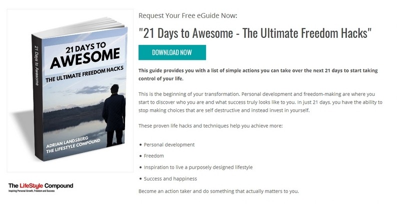 21 Days to Awesome - The Ultimate Freedom Hacks by Adrian Landsberg 