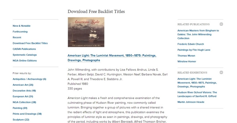 American Light: The Luminist Movement, 1850–1875: Paintings, Drawings, Photographs  by John Wilmerding, with contributions by Lisa Fellows Andrus, Linda S. Ferber, Albert Gelpi, David C. Huntington, Weston Naef, Barbara Novak, Earl A. Powell III, and Theodore E. Stebbins Jr. 