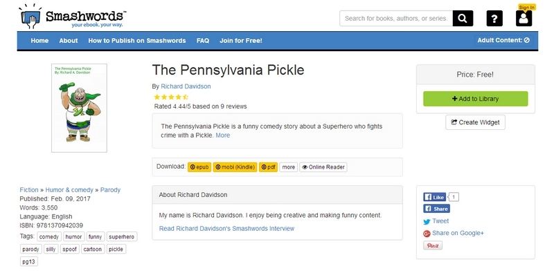 The Pennsylvania Pickle by Richard Davidson 