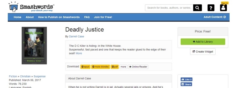 Deadly Justice by Darrell Case 