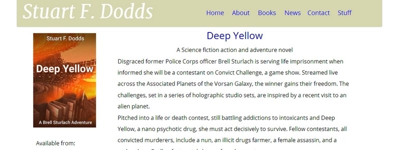 Deep Yellow (A Brell Sturlach Adventure) by Stuart F. Dodds 