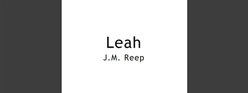 Leah by J.M. Reep