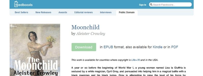 Moonchild by Aleister Crowley 