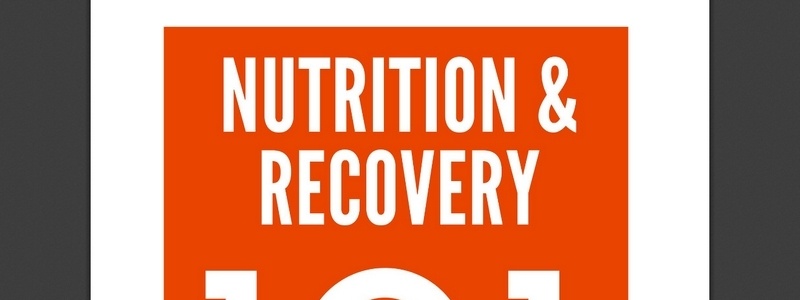 Nutrition and Recovery 101 by Shaumik Saha 