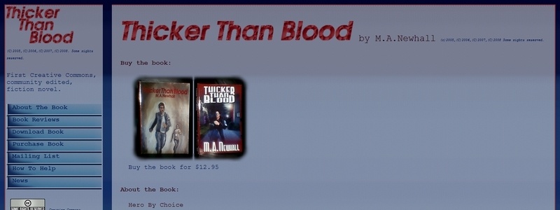 Thicker Than Blood by M. A. Newhall 