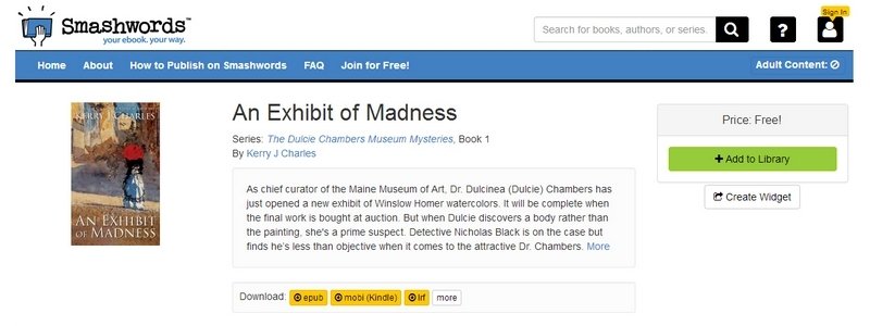 An Exhibit of Madness by Kerry J Charles 