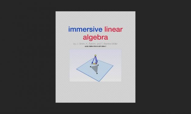 Immersive Linear Algebra