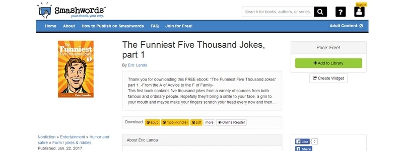 The Funniest Five Thousand Jokes, part 1 by Eric Landa 
