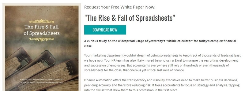 The Rise & Fall of Spreadsheets by BlackLine Systems, Inc. 