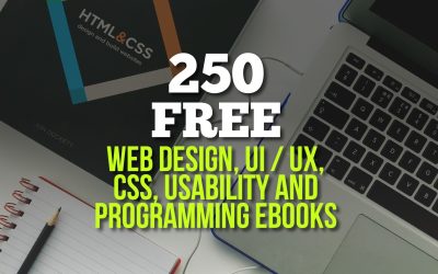 250 Free Web Design, UI / UX, CSS, Usability and Programming Ebooks