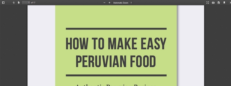 How to Make Easy Peruvian Food by Gene Bennett