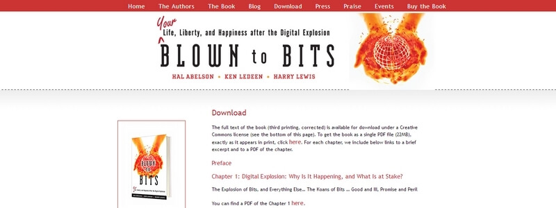 Blown to Bits by Hal Abelson, Ken Ledeen, Harry Lewis
