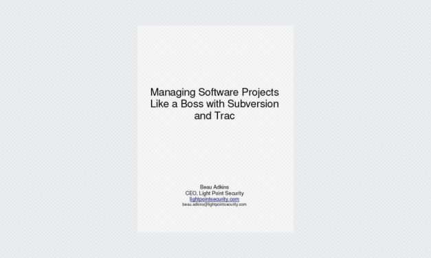 Managing Software Projects Like a Boss with Subversion and Trac
