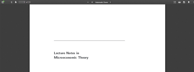 Lecture Notes in Microeconomic Theory by The Zapier Team