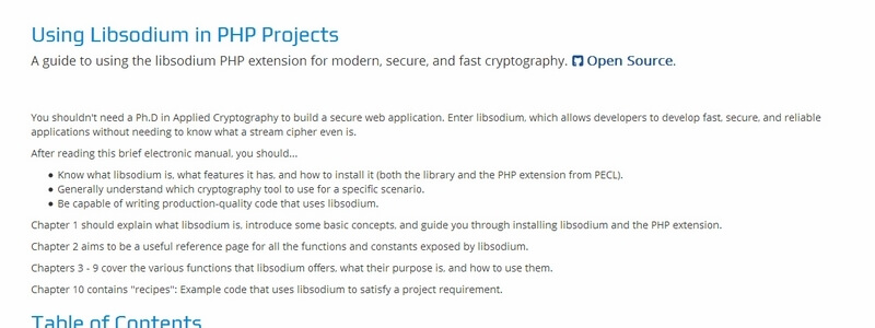 Using Libsodium in PHP Projects by Paragon Initiative