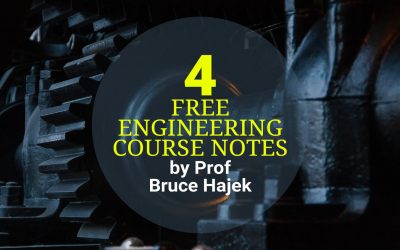 4 Free Engineering Course Notes by Prof Bruce Hajek