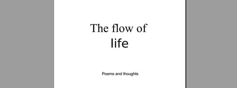 The Flow of Life by Liis Lõhmus