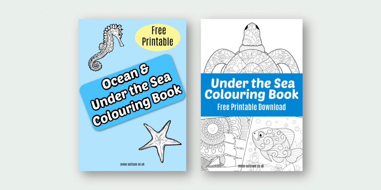 11 Free Printable Ocean & Under the Sea Colouring Ebooks