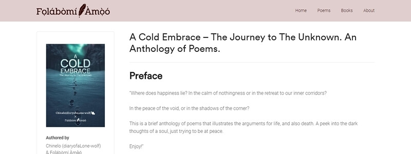 A Cold Embrace - The Journey to The Unknown