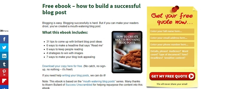 How to Create Mouth-Watering Blog Posts